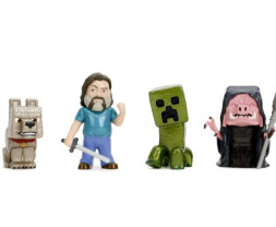 Jada Minecraft Filmfiguren, 6,35 cm, 4er-Set
