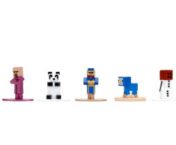 Jada Minecraft Metall-Sammelfiguren (Nano), 18 Stück, Welle 13