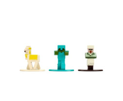 Jada Minecraft Metall-Sammelfiguren (Nano), 18 Stück, Welle 13