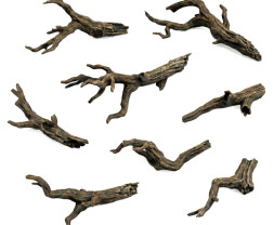 3D Printed Set Brokem Branches – 3D-gedruckte abgebrochene Äste (8 Stück)