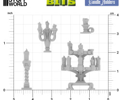 3D Printed Set Candle Holders – 3D-gedrucktes Kerzenhalter-Set (30 Stück)