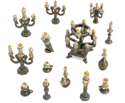 3D Printed Set Candle Holders – 3D-gedrucktes Kerzenhalter-Set (30 Stück)