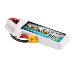 GENS ACE LIPO - 2S 800 mAh 7.4V (30C) s XT30 Plug