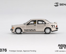 1:64 Mercedes-Benz 190 E 2.3-16 No.11 Ayrton Senna 1984 w/ Figure