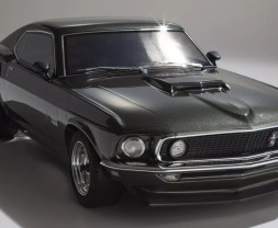 1:10 Ford Mustang Boss 429 Black Jade Fazer Mk2 FZ02L 4WD (Ready Set)