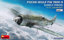1:48 Focke-Wulf FW 190 D-9 Frühe Produktion JG 54 ″Grünherz″ (Basisbausatz)