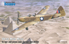 1:72 de Havilland DH.94 Moth Minor ″In war and Peace over Europe and Africa″