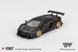 1:64 Lamborghini Aventador Limited Edition Matte Black
