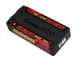 GENS ACE LiPo Redline Serie 2.0 - 2S 5000mAh 7,6V Hochspannung 2S1P (140C)