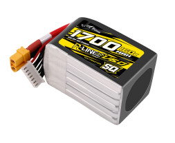 Gens ace LiPo Tattu R-Line V6 - 6S 1700mAh 22,2V 6S1P SQ (160C) XT60-Stecker