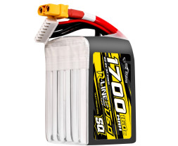 Gens ace LiPo Tattu R-Line V6 - 6S 1700mAh 22,2V 6S1P SQ (160C) XT60-Stecker
