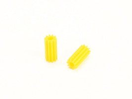 PN Racing PNWC Machine Cut Delrin 64P 10T Long Pinion Yellow (2 pcs) 