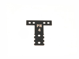 PN Racing Mini-Z MR03/MR04 MM Spring Steel T-Plate #4 (Black)