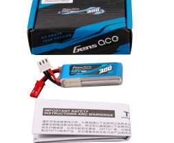 Gens ace 300mAh 7.6V 60C 2S1P HV Lipo Battery Pack with JST-SYP Plug