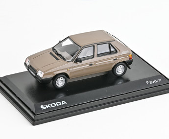1:43 Skoda Favorit 136L (1988) – Brauner Stein