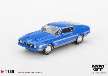 1:64 Ford Mustang Mach 1 Grabber Blue