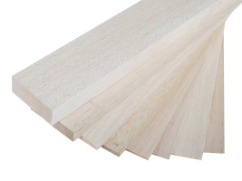 Balsaholzplatte STANDARD 100x1000 mm, Dicke 2,0 mm
