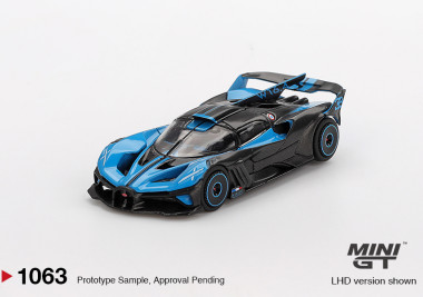 1:64 Bugatti Bolide Presentation - blistr