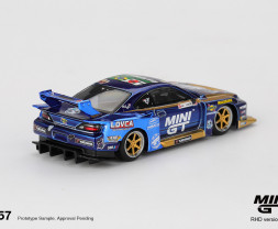 1:64 Nissan Silvia (S15) LB-Super Silhouette #555 Team MINI GT Liberty Walk 2025 Formula Drift