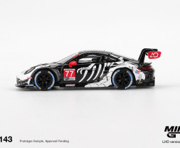 1:64 Porsche 911 GT3 R #77 AO Racing 2025 IMSA Petit Le Mans-blistr