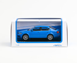1:43 Škoda Octavia III (2012) - Blau Abrex