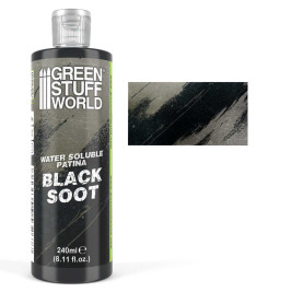 Water Soluble Patina Black Soot 240ml - patina rozpustná ve vodě