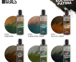 Water Soluble Patina Black Soot 240ml - patina rozpustná ve vodě