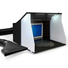 Airbrush spray booth black