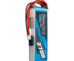 Gens Ace LiPo - 2S 2700mAh 7.4V 2S Lipo Battery s Futaba+JST-EHR 