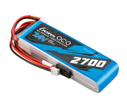 Gens Ace LiPo - 2S 2700mAh 7.4V 2S Lipo Battery s Futaba+JST-EHR 