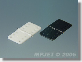 Große Ruderscharnier (Packung mit 12)