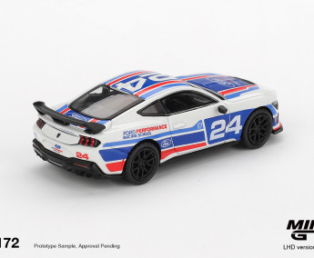 1:64 Ford Mustang Dark Horse #24 Ford Performance Racing School