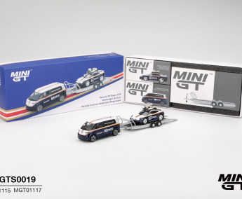 1:64 Porsche 911 Dakar #718 / Volkswagen ID. Buzz Porsche Centrum Gelderland Roughroads Set