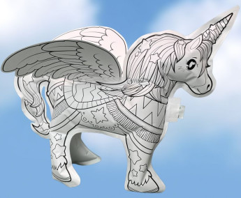 MAGIC UNICORN - nafukovací omalovánka