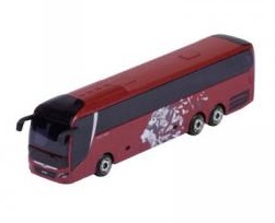 Majorette City MAN Autobus - Lions Coach (Red)
