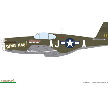 1:32 North American P-51B Mustang Malcolm Hood canopy (Hybrid edition)