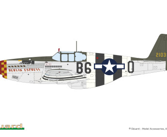 1:32 North American P-51B/C Mustang Birdcage canopy (Hybrid edition)