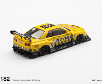 1:64 Nissan LB-ER34 Super Silhouette SKYLINE Sport Yellow