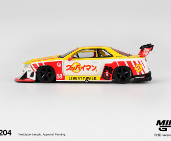 1:64 NISSAN GTR (R34) LB-SUPER SILHOUETTE SKYLINE SUPPAIMAN OKINAWA 2025