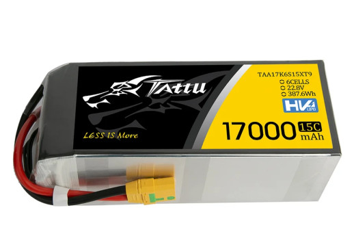 Gens Ace LiPo Tattu serie - 6S 17000mAh 22,8V (15C) (HV) s konektorem XT90-S