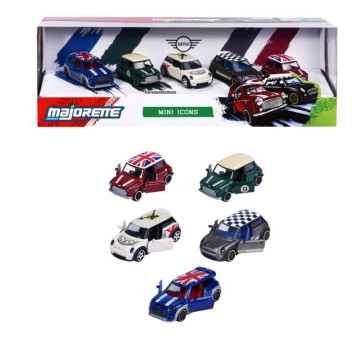 Majorette MINI Icons - Mini Cooper (Geschenkset 5 Stück)