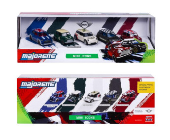 Majorette MINI Icons - Mini Cooper (Geschenkset 5 Stück)