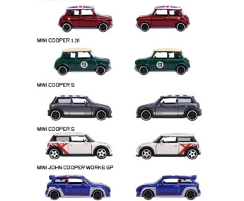 Majorette MINI Icons - Mini Cooper (Geschenkset 5 Stück)