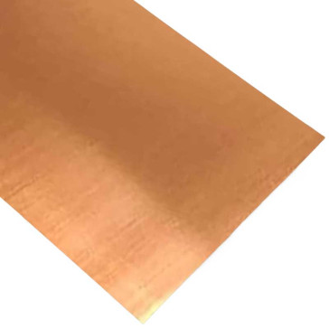 Měděný plech 100x250x0.6 mm (1 ks)