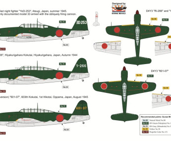 1:72 Yokosuka D4Y3 ″Judy″ with Rockets