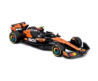 Bburago – FORMULA RACING McLaren Team MCL39.2025, 4 Lando Norris, 1:64