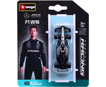 Bburago – FORMULA RACING Mercedes-AMG Petronas W16.2025, 63 George Russell, 1:64