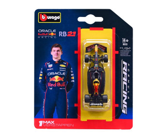 Bburago – FORMULA RACING Oracle Red Bull Racing RB21.2025, 1 Max Verstappen, 1:64
