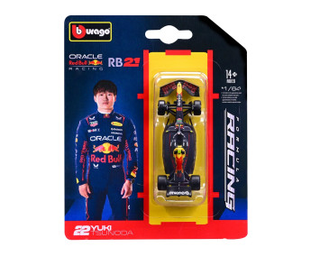 Bburago – FORMULA RACING Oracle Red Bull Racing RB21. 2025, 22 Yuki Tsunoda, 1:64