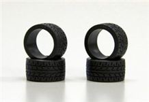 Mini-Z Racing Radial Tyres 10 Shore - Wide (4pcs)